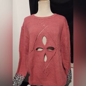 Insight Pink Knitted Sweater